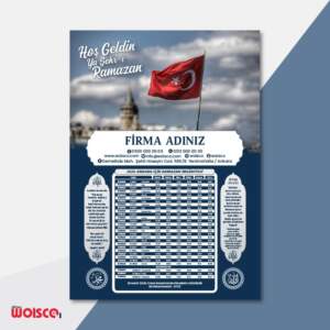 İmsakiye Baskı - Ramazan İmsakiyesi(Md: KH034)
