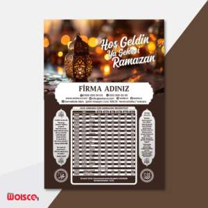 İmsakiye Baskı - Ramazan İmsakiyesi