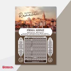 İmsakiye Baskı (Mdl: KH028)