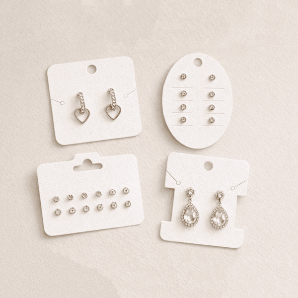 Özel Dokulu Küpe kart baskı