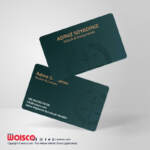 Avukat Kartvizit Baskı (Yeşil) Y012478