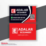 Eczane Kartvizit 1000 Adet Baskı E4694