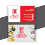 Eczane Kartvizit 1000 Adet Baskı E4682