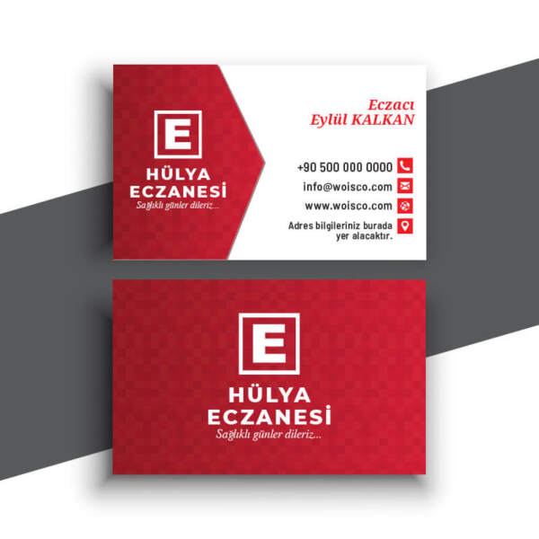 Eczane Kartvizit 1000 Adet Baskı E4685
