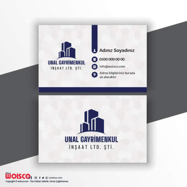 Emlakçı Kartvizit Baskı H0150