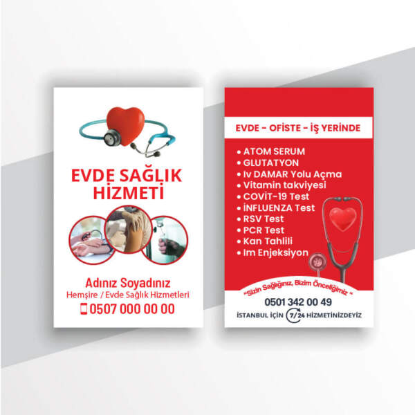 Evde Sağlık Kartvizit ES112