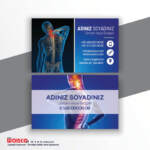 Fizyoterapist Kartvizit 1000 Adet FZ125