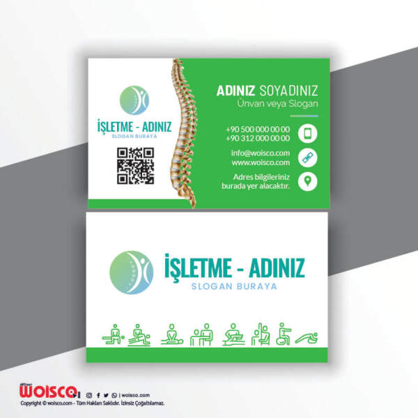 Fizyoterapist Kartvizit Baskı FZ120