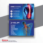 Fizyoterapist Kartvizit Baskı FZ117