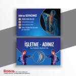 Fizyoterapist Kartvizit 1000 Adet Baskı FZ105