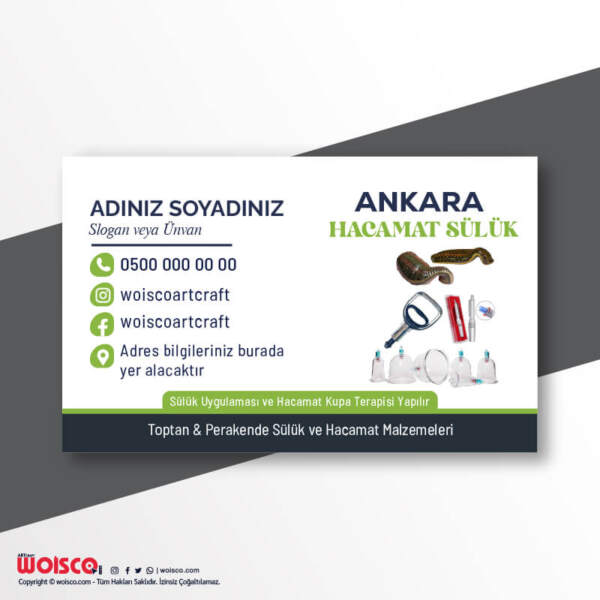 Hacamat Kartvizit Baskı H0002