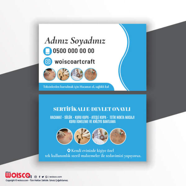 Hacamat Kartvizit Baskı H0001