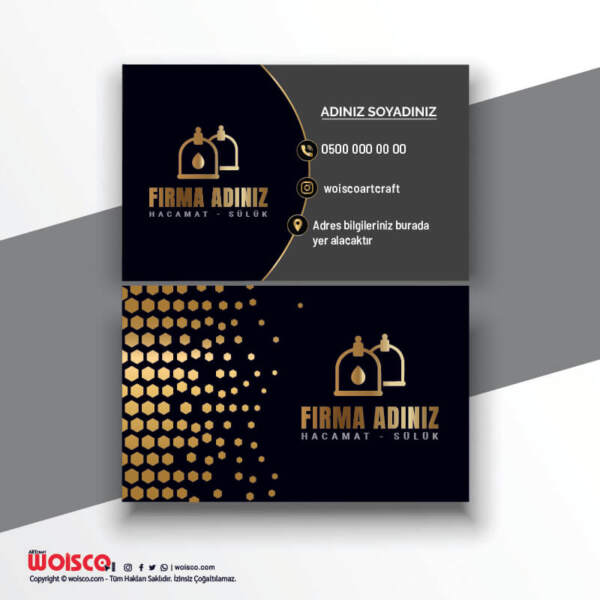 Hacamat Kartvizit Baskı H0007