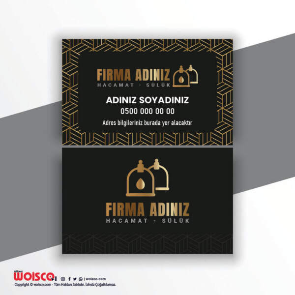 Hacamat Kartvizit Baskı H0004
