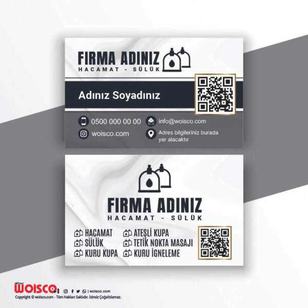 Hacamat Kartvizit Baskı H0016