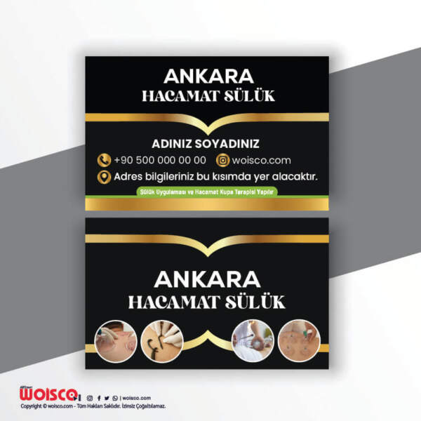 Hacamat Kartvizit Baskı H0009