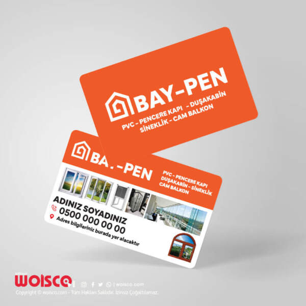 Pvc Pencere Kapı Kartvizit Baskı T730