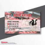 Kasap Kartvizit Baskı KL002