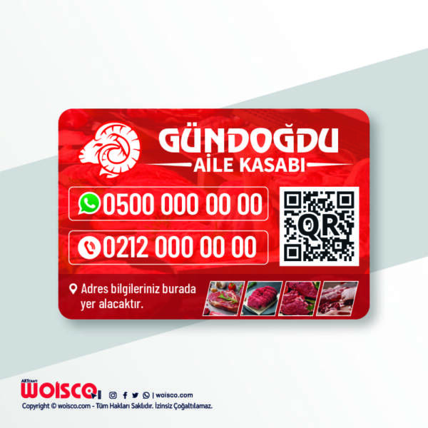 Kasap Magnet Baskı (Md:K05001)