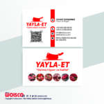 Kasap Kartvizit Baskı KL0014