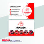 Kasap Kartvizit Baskı KL0009