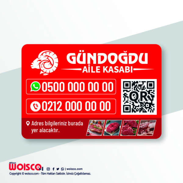 Kasap Magnet Baskı (Md:K05004)