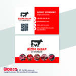 Kasap Kartvizit Baskı KL0024