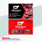 Kasap Kartvizit Baskı KL0022
