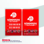 Kasap Kartvizit Baskı KL0020