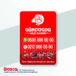 Kasap Magnet Baskı (Md:K05002)