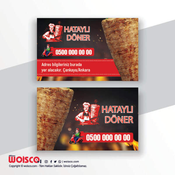 Dönerci Kartvizit Baskı DN0002