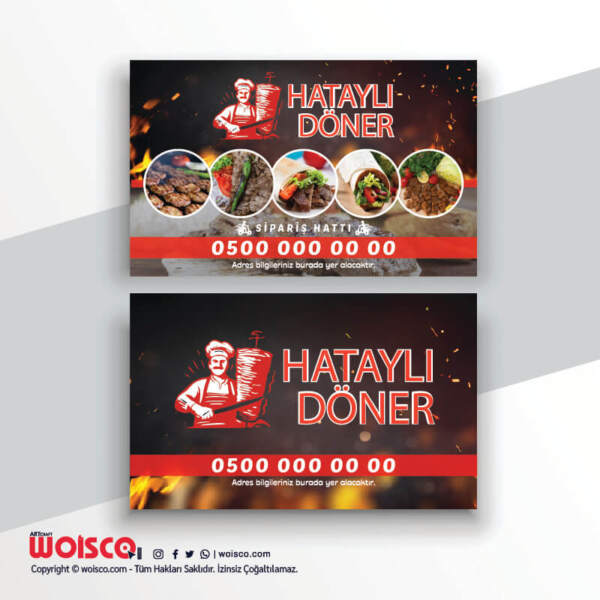 Dönerci Kartvizit Baskı DN0004