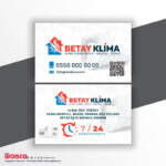 Klima Kartvizit Baskı KT002
