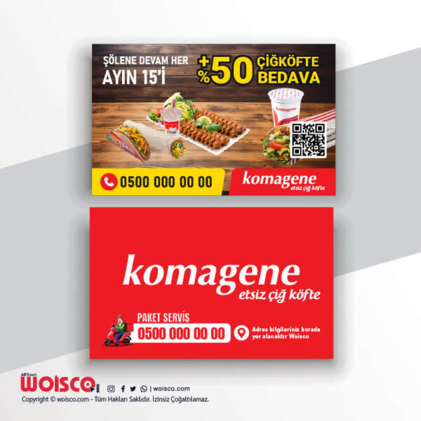 Komagene Kartvizit Baskı KK1011