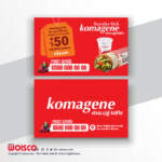 Komagene Kartvizit Baskı KK1020