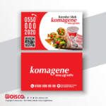 Komagene Kartvizit Baskı KK1015