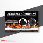 Kömür Kartvizit Baskı KT004