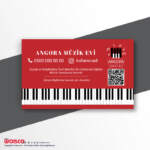 Müzik Öğretmeni Kartvizit M0002