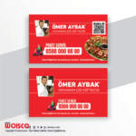 Ömer Aybak Çiğköfte Kartvizit Baskı OA002