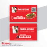 Ömer Aybak Çiğköfte Kartvizit Baskı OA003