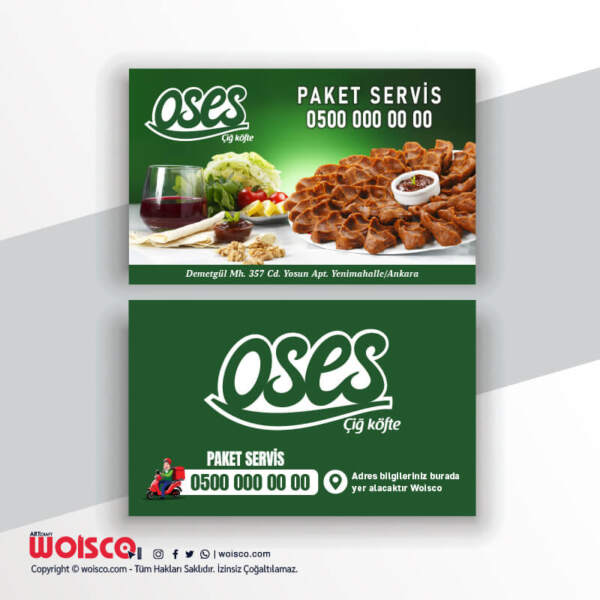 Oses Kartvizit Baskı OS1014