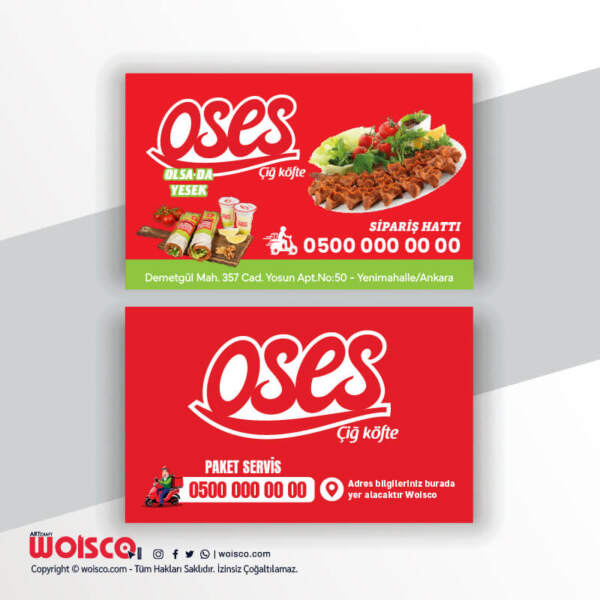 Oses Kartvizit Baskı OS1008