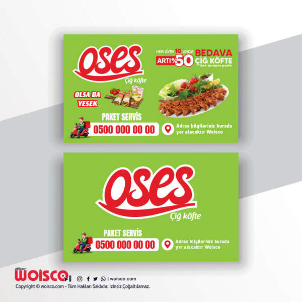 Oses Kartvizit Baskı OS1006