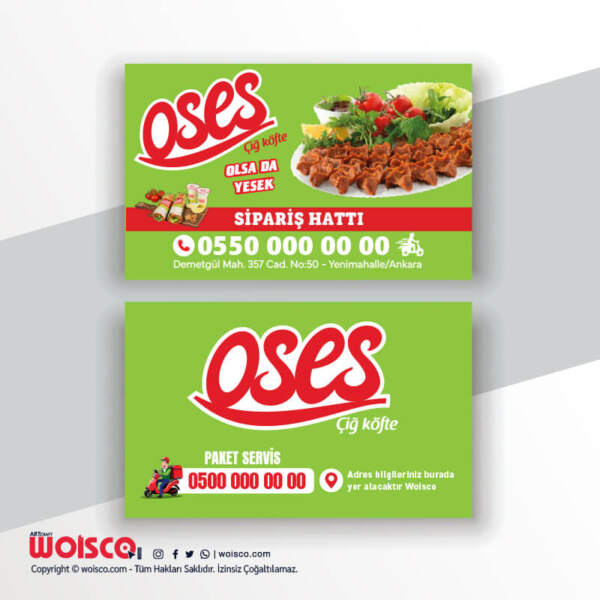 Oses Kartvizit Baskı OS1005