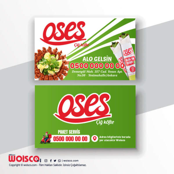 Oses Kartvizit Baskı OS1004