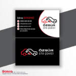 Oto Çekici Kartvizit Baskı BN780