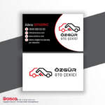Oto Çekici Kartvizit Baskı BN781