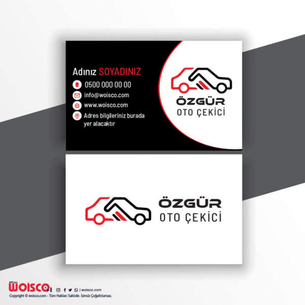 Oto Çekici Kartvizit Baskı BN781
