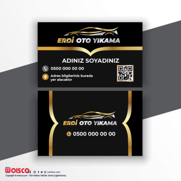 Oto Yıkama Kartvizit Baskı YKN110