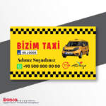 Taksi, Taksici Kartvizit Baskı T98016